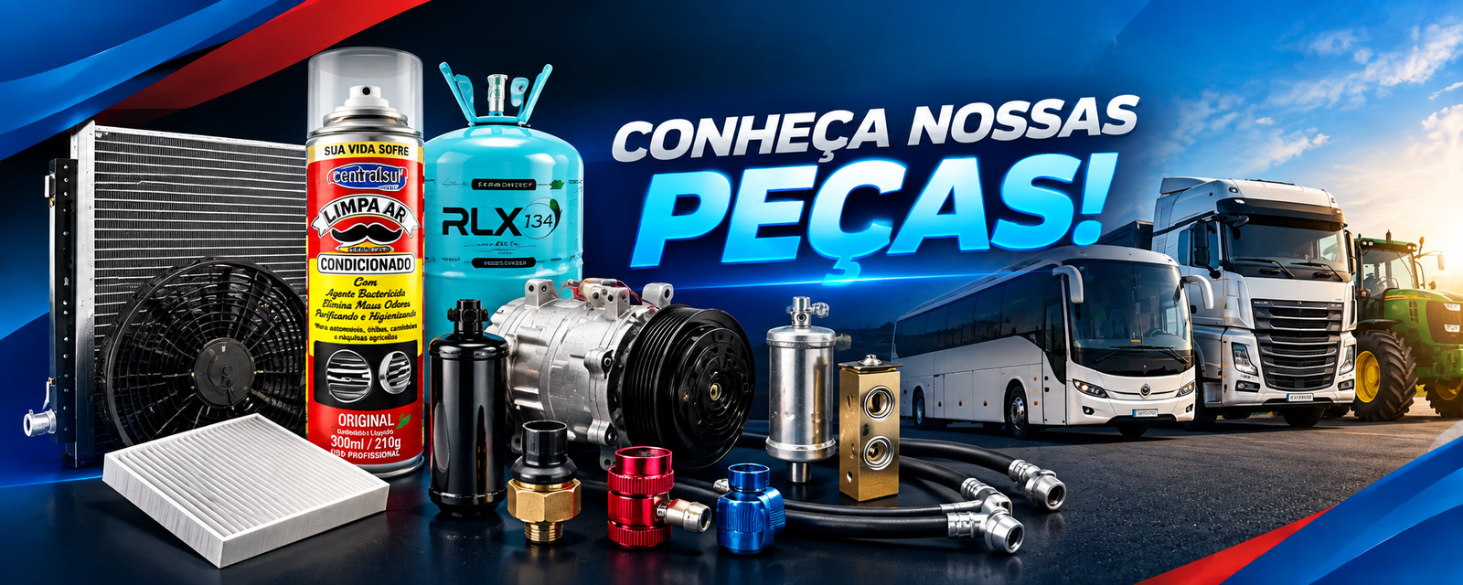 Conheça nossas peças para ar-condicionado automotivo